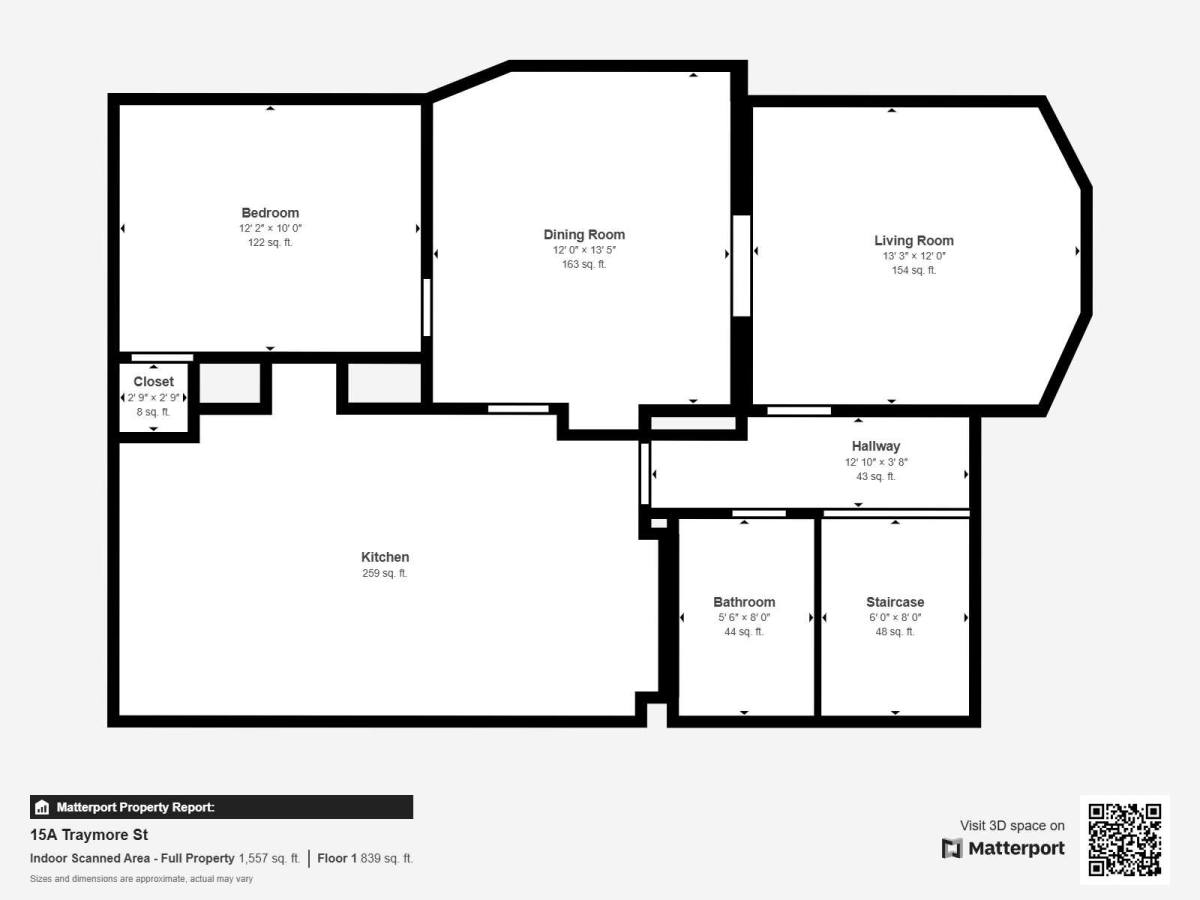 Apartment for rent at 18 Traymore St, Cambridge, MA 02140