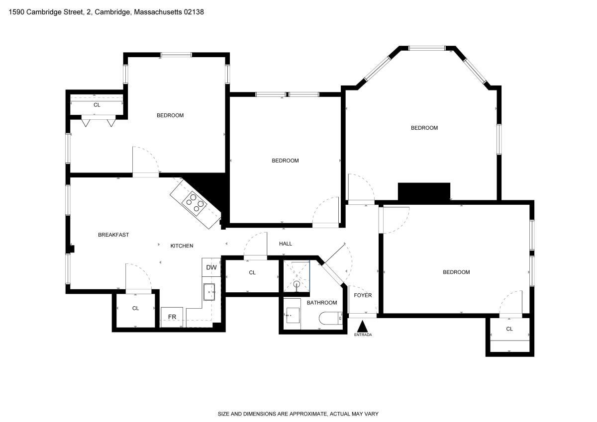 Apartment for rent at 1595 Cambridge St, Cambridge, MA 02138