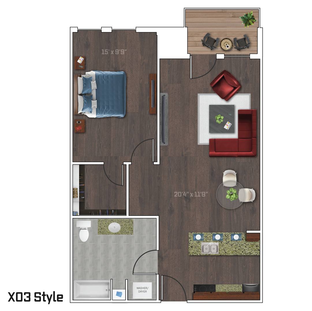 Apartment for rent at 201 S Bedford St, Madison, WI 53703