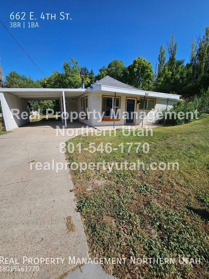 House for rent at 662 E 4th St, Ogden, UT 84404