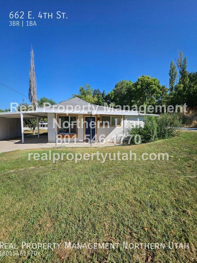 House for rent at 662 E 4th St, Ogden, UT 84404