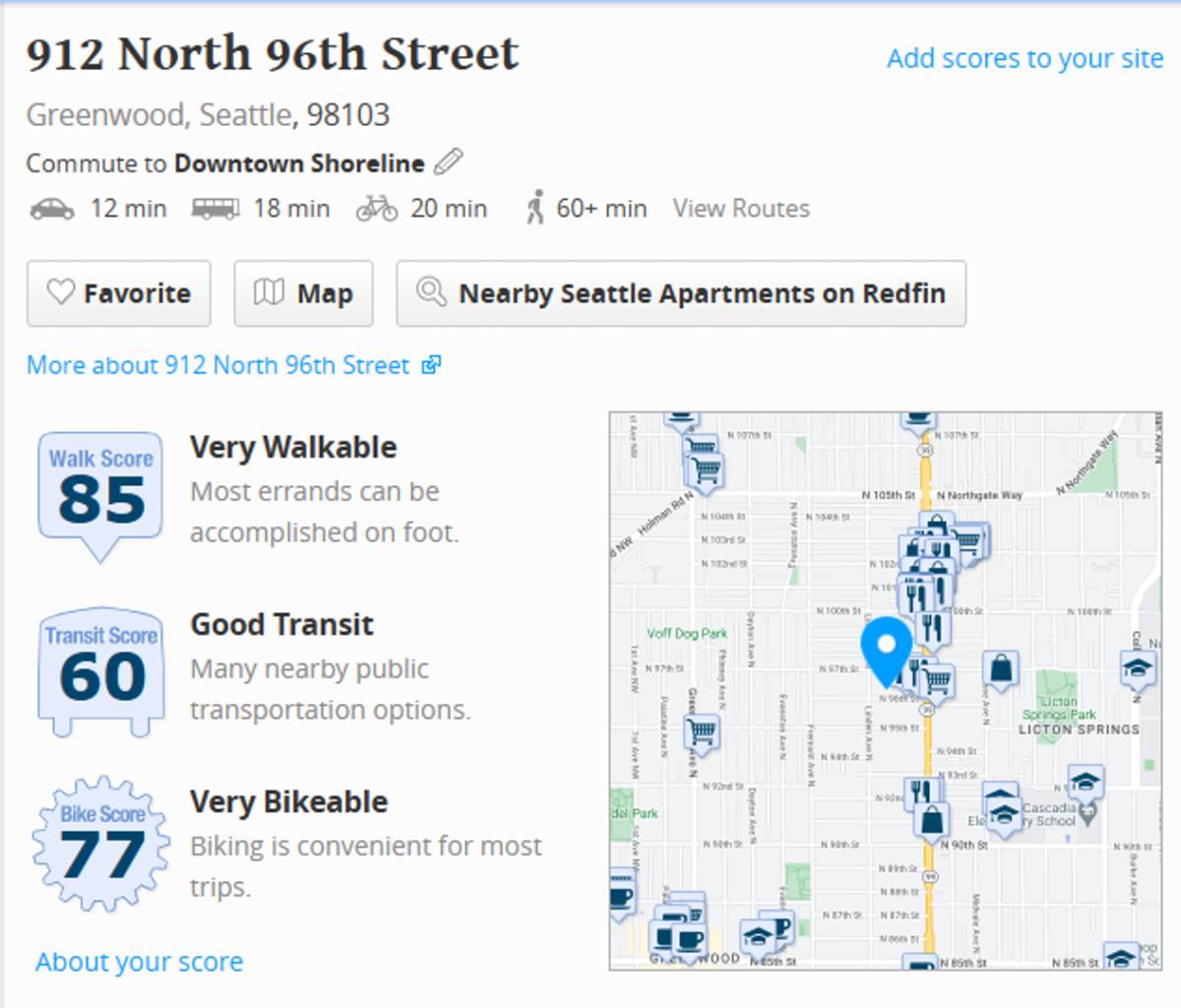 Apartment for rent at 912 N 96th St, Seattle, WA 98103