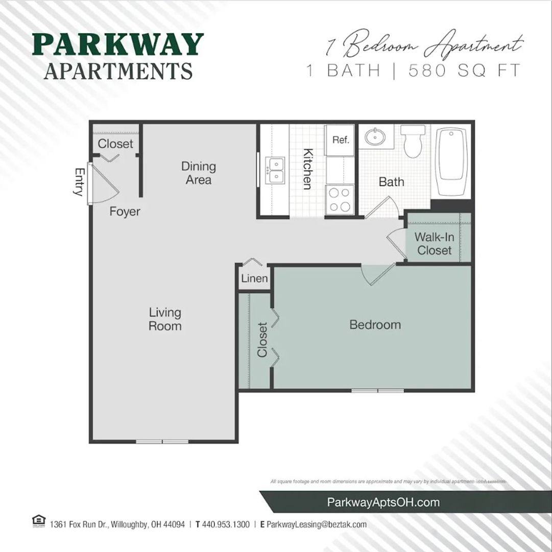 Apartment for rent at 1361 Fox Run Dr, Willoughby, OH 44094