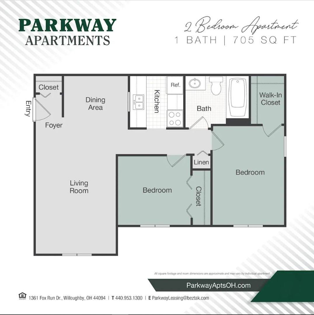 Apartment for rent at 1361 Fox Run Dr, Willoughby, OH 44094