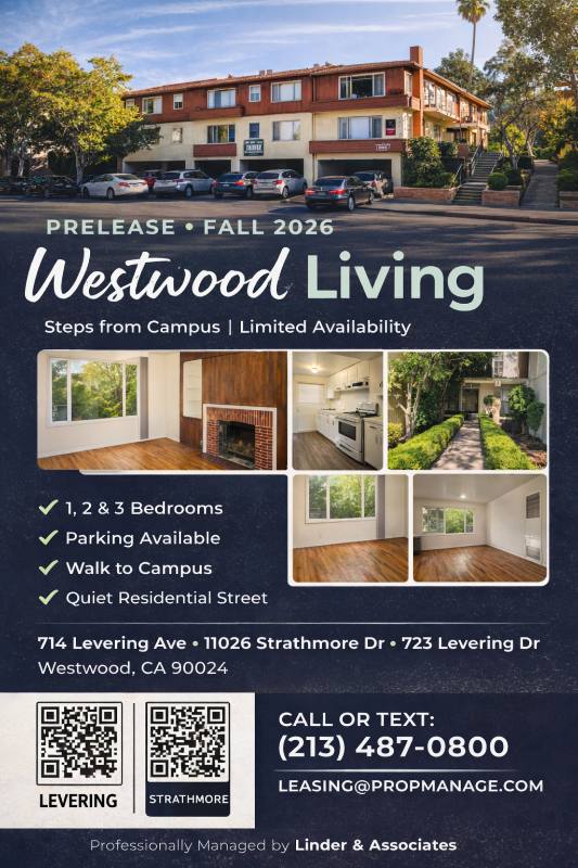 Apartment for rent at 714 Levering Ave, Los Angeles, CA 90024