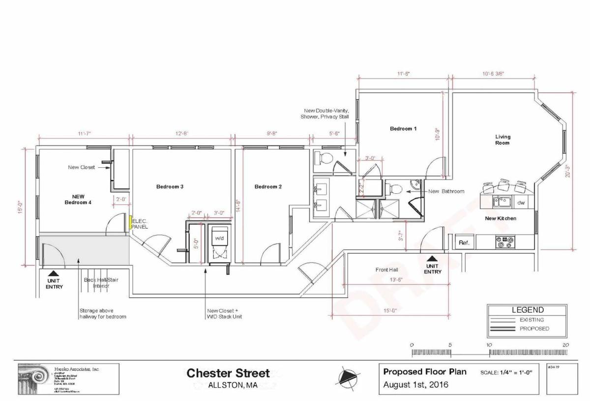 Apartment for rent at 32 Chester St #1, Allston, MA 02134