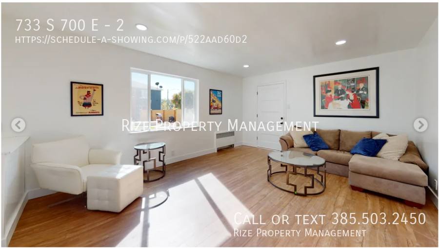 Apartment for rent at 733 S 700 E #2, Salt Lake City, UT 84102