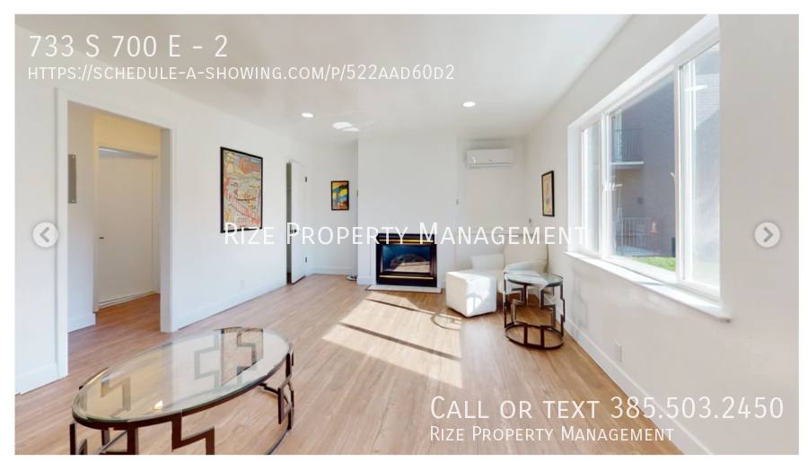 Apartment for rent at 733 S 700 E #2, Salt Lake City, UT 84102