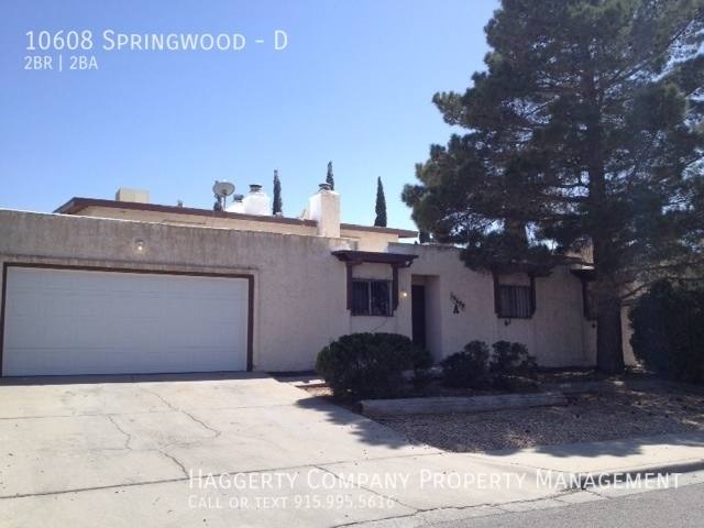 Townhouse for rent at 10608 Springwood #D, El Paso, TX 79935