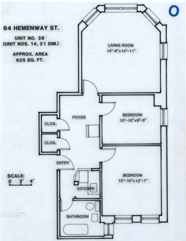 Apartment for rent at 64 Hemenway St, Boston, MA 02115