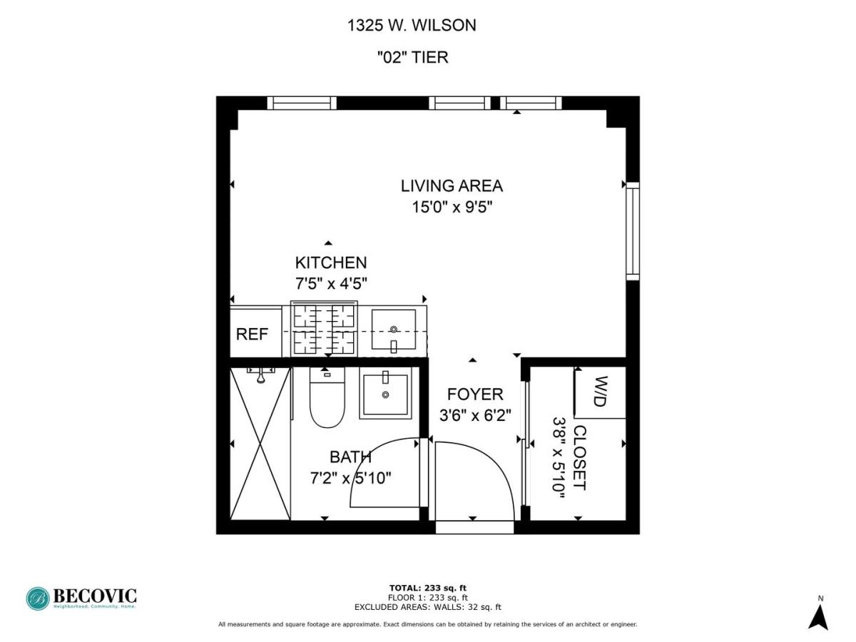 Apartment for rent at 1325 W Wilson Ave, Chicago, IL 60640