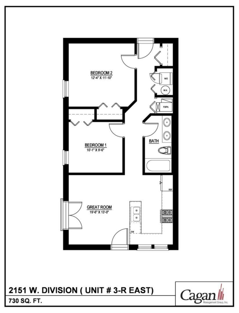 Apartment for rent at 2151 W Division St #302E, Chicago, IL 60622