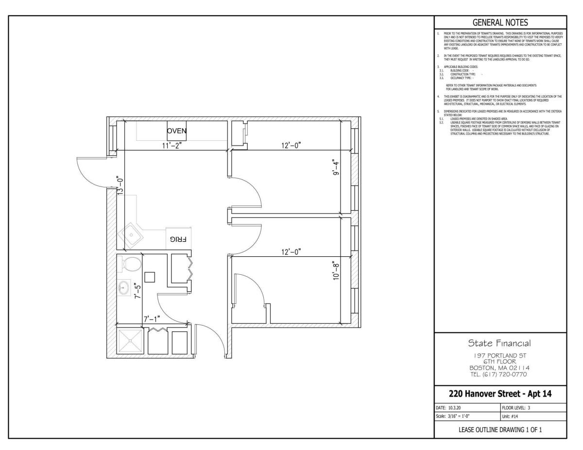 Apartment for rent at 230 Hanover St, Boston, MA 02113