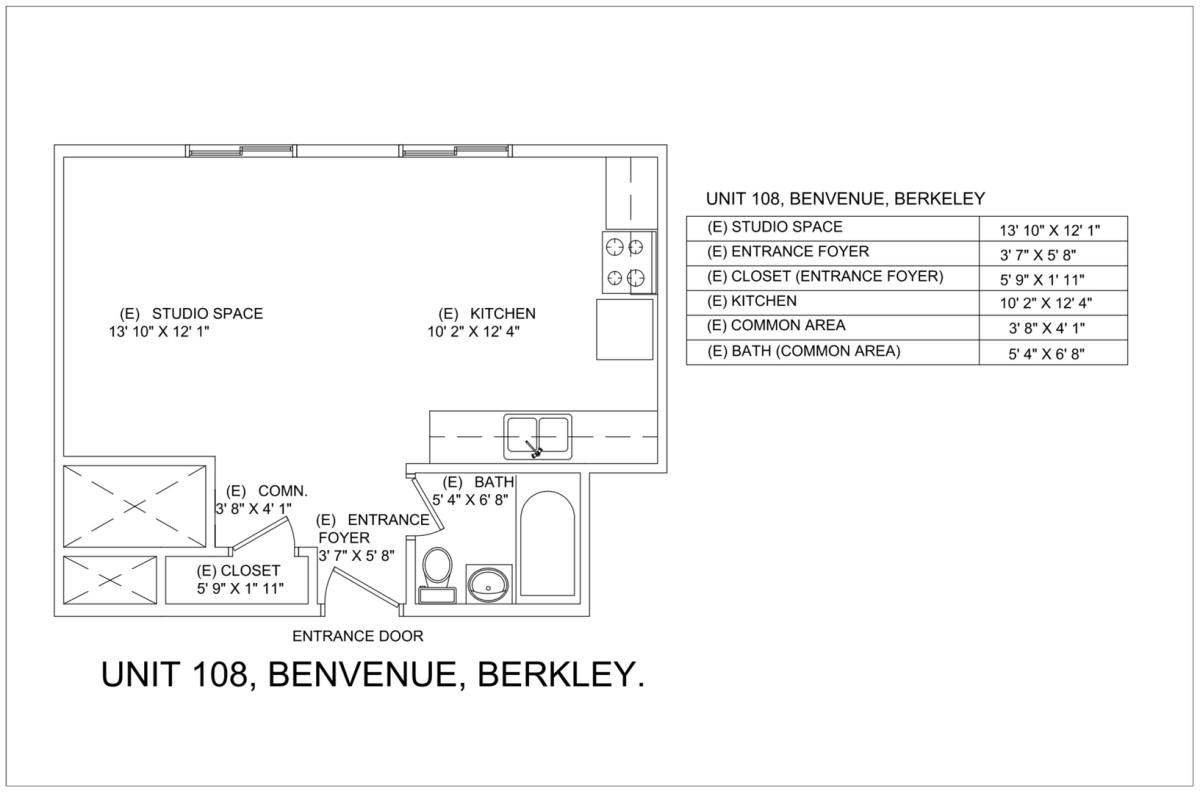 Apartment for rent at 2540 Benvenue Ave, Berkeley, CA 94704