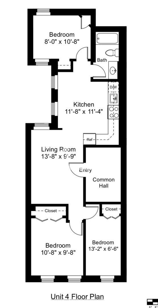 Apartment for rent at 8 Phillips St #A3, Boston, MA 02114