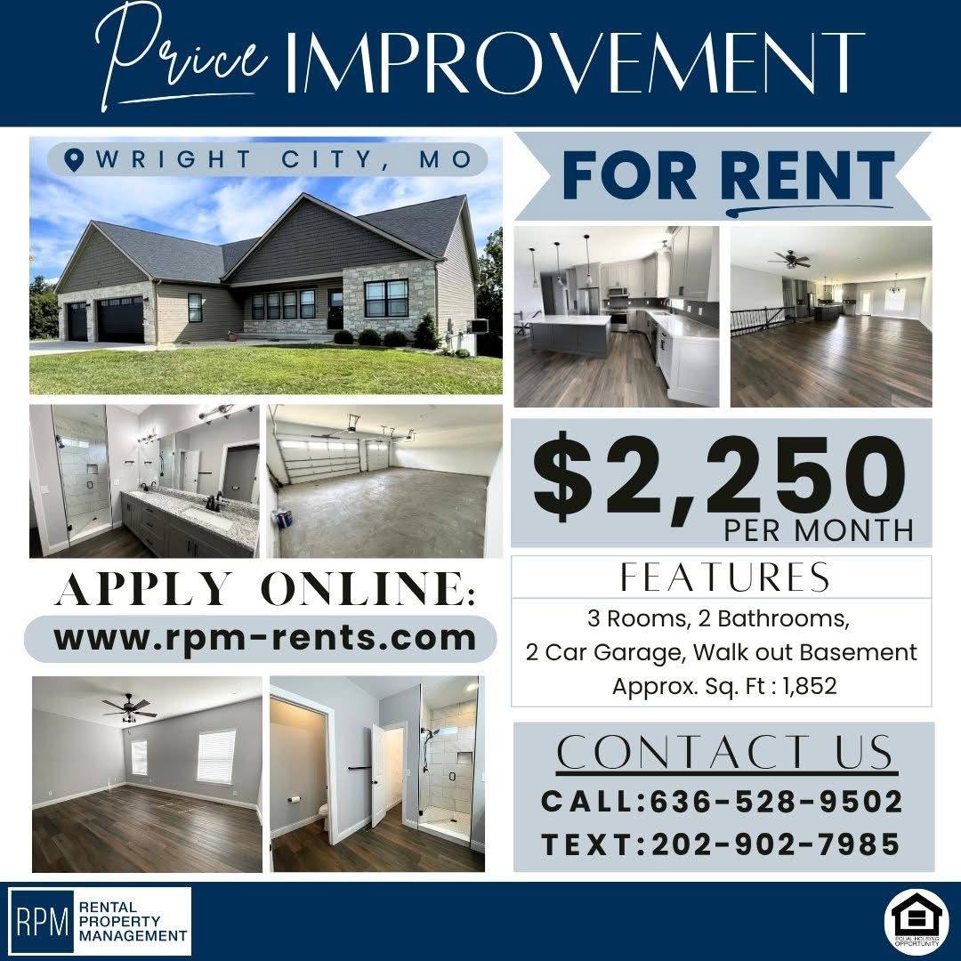House for rent at 25 Gregory Michael Lane, Wright City, MO 63390