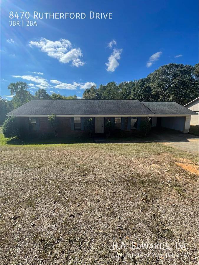House for rent at 8470 Rutherford Dr, Duncanville, AL 35456