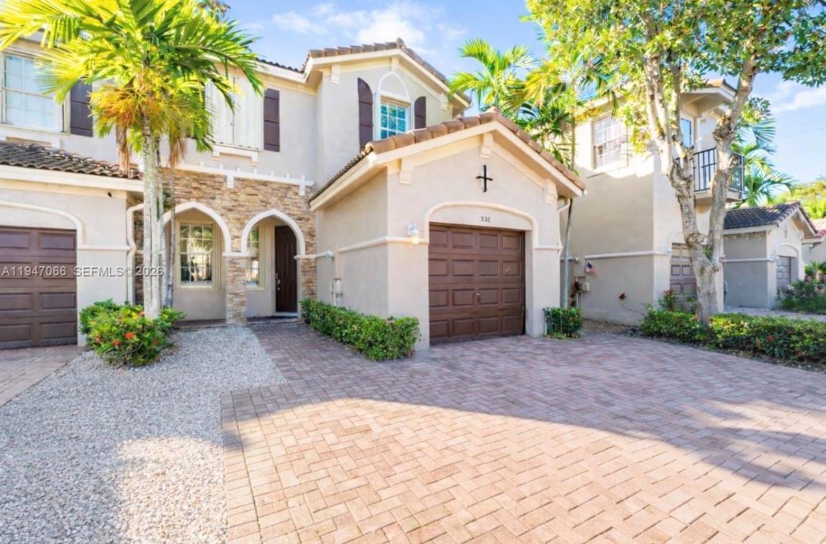 Townhouse for rent at 836 SW 154th Path #836, Miami, FL 33194