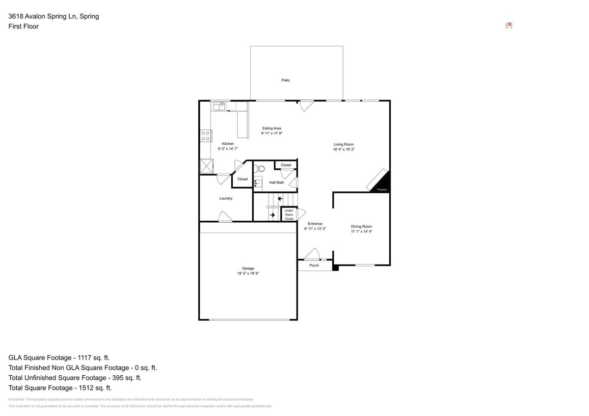 Apartment for rent at 3618 Avalon Spring Lane, Spring, TX 77386