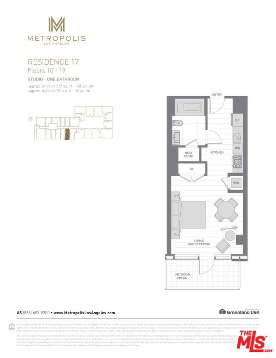 Apartment for rent at 877 Francisco St #1019, Los Angeles, CA 90017