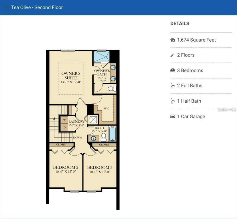 Townhouse for rent at 7616 Stone Creek Trail, Kissimmee, FL 34747