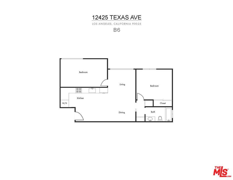 Apartment for rent at 12425 Texas Ave #16, Los Angeles, CA 90025