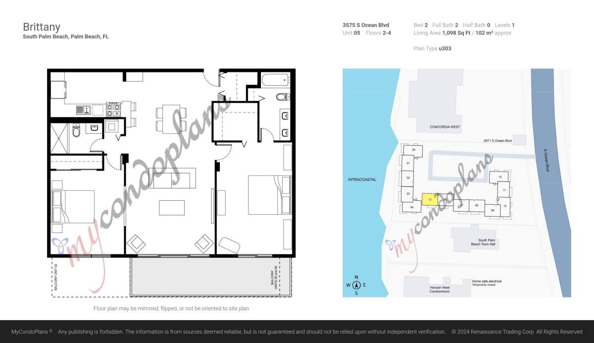 Condo for rent at 3575 S Ocean Blvd #205, Palm Beach, FL 33480