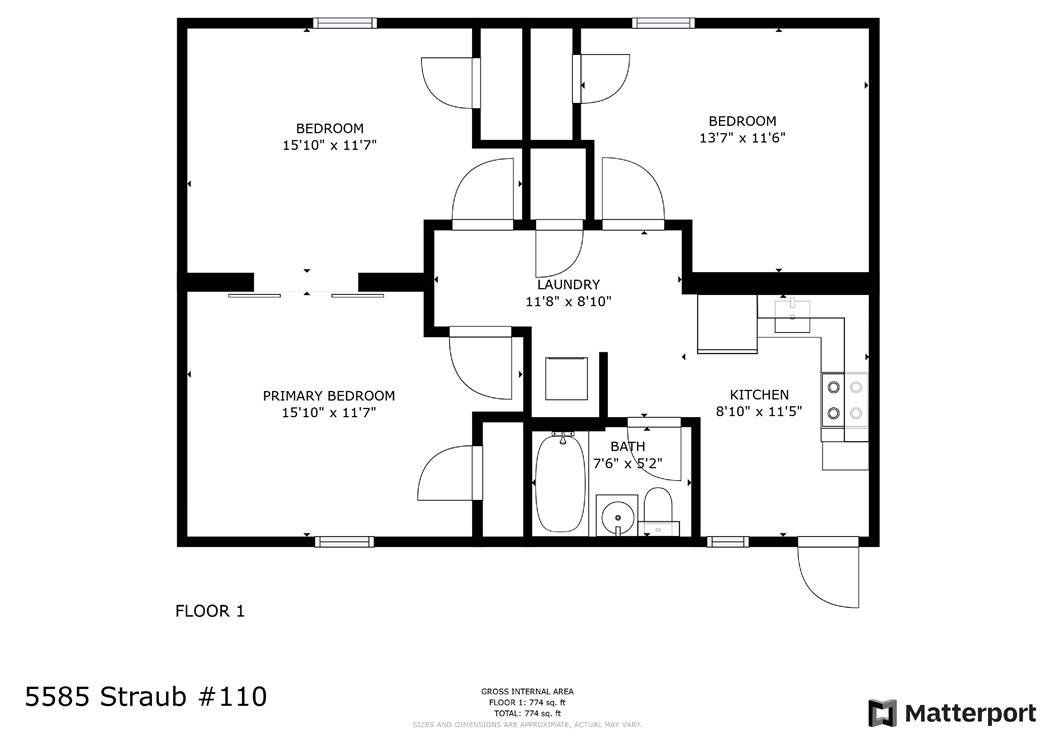 Apartment for rent at 5585 Straub Rd #110, College Station, TX 77845