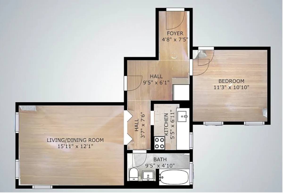 Apartment for rent at 11 Tetlow St #41, Boston, MA 02115