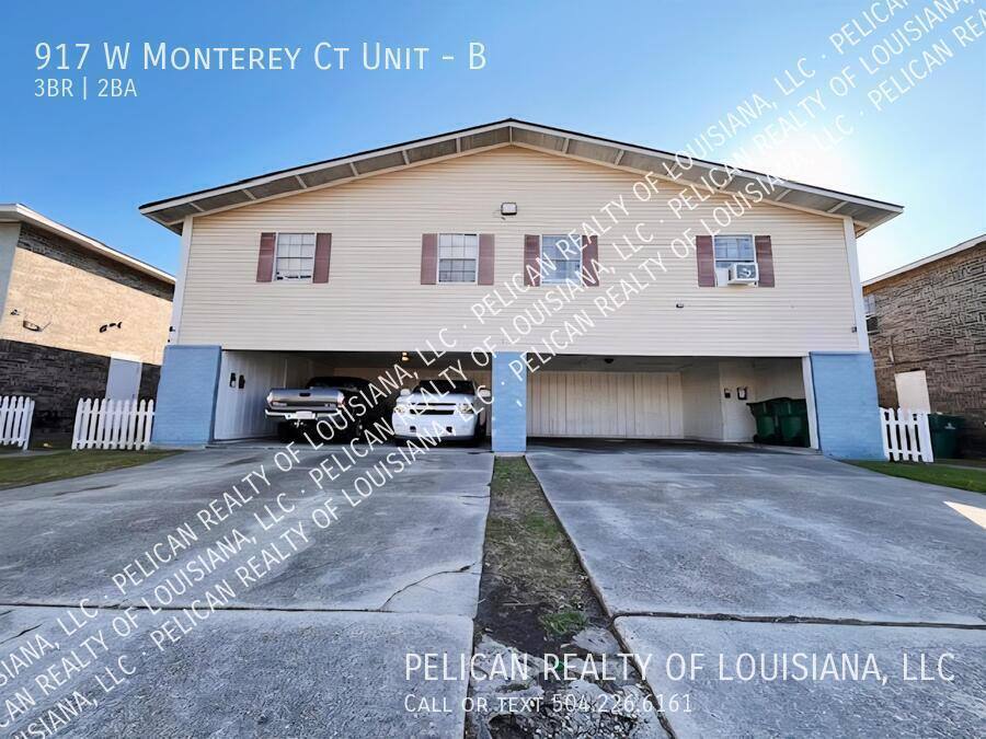 Apartment for rent at 917 W Monterey Court #B, Gretna, LA 70056
