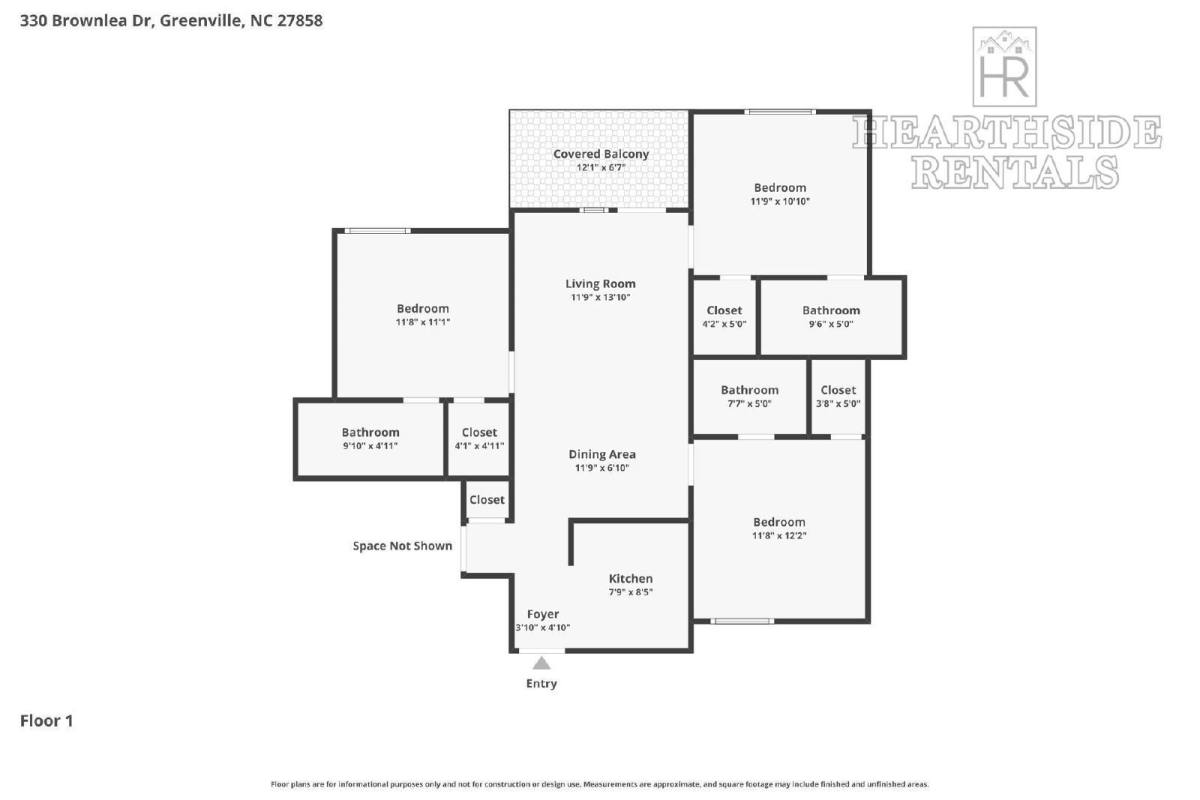Condo for rent at 330 Brownlea Dr #5F, Greenville, NC 27858