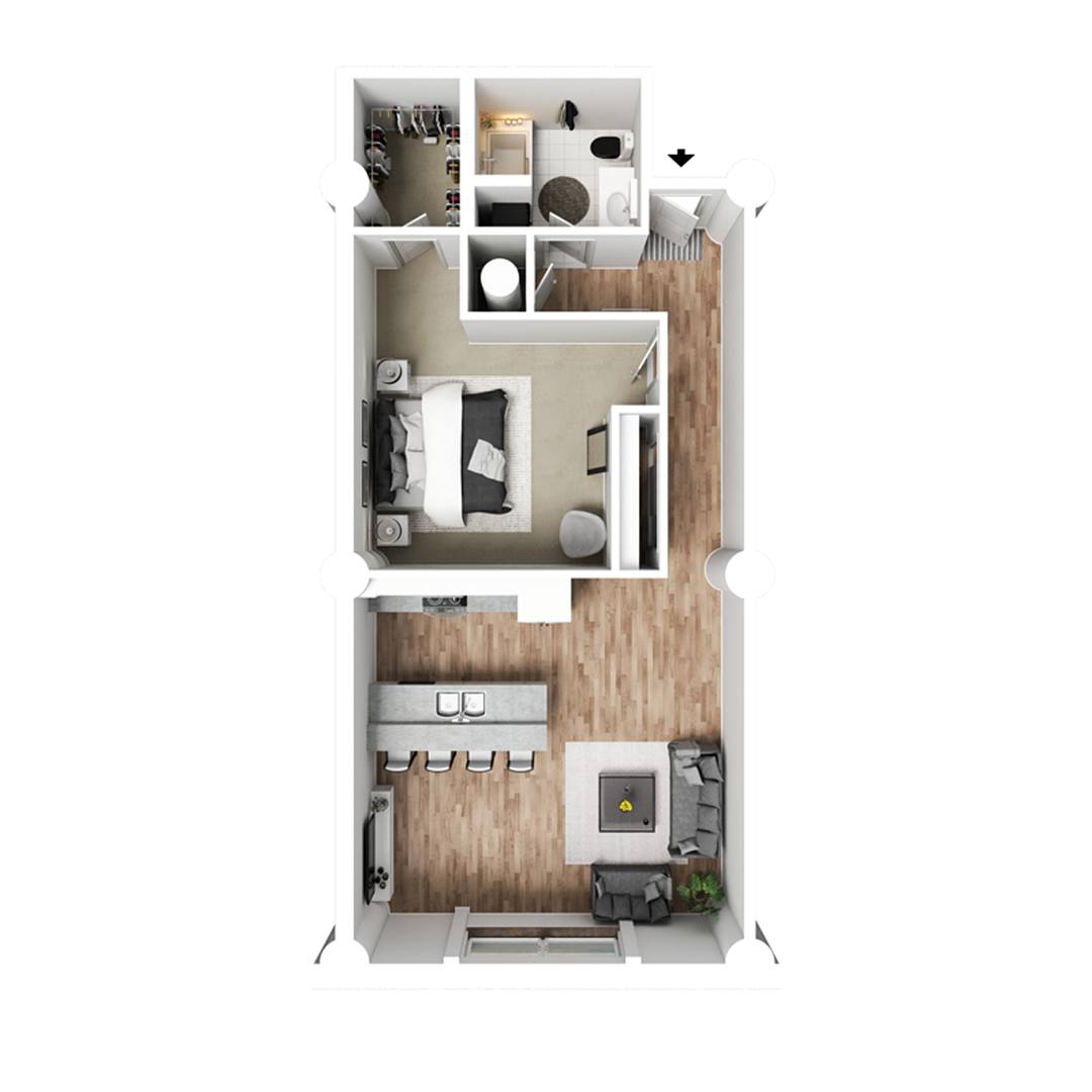 Apartment for rent at 500 Iowa St, Davenport, IA 52801