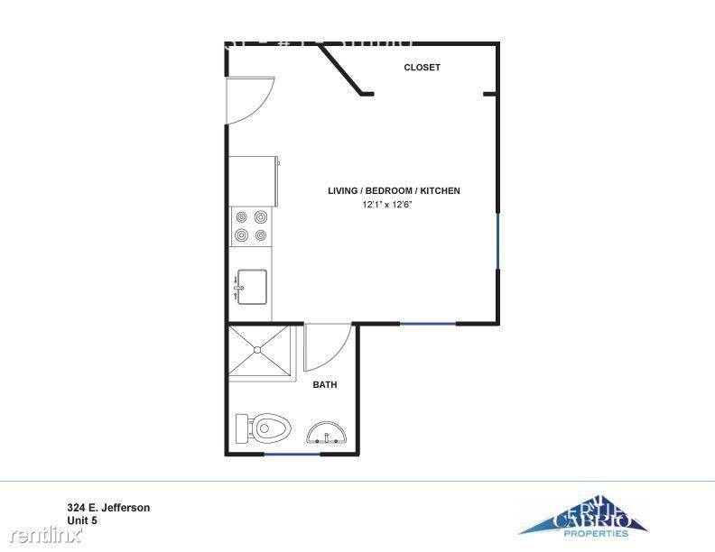 Apartment for rent at 324 E Jefferson St #1-TWO Last, Ann Arbor, MI 48104
