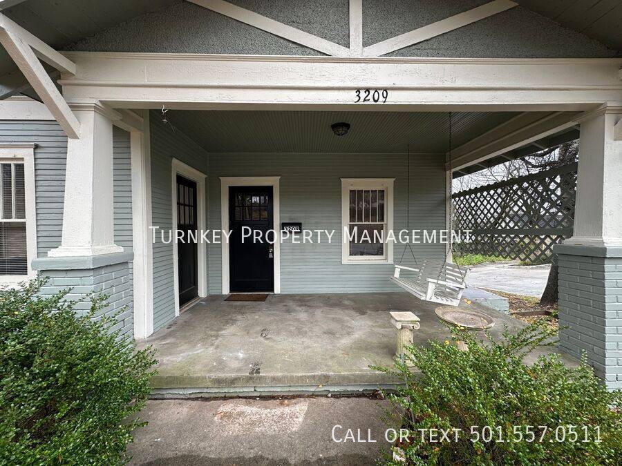 House for rent at 3209 Kavanaugh Blvd, Little Rock, AR 72205