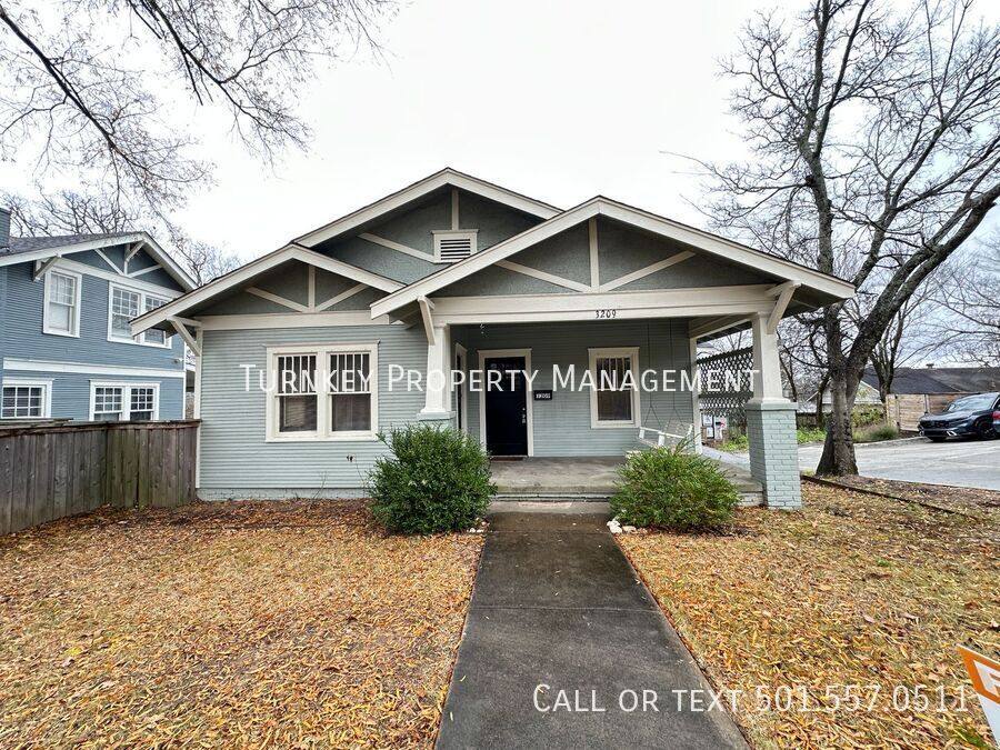 House for rent at 3209 Kavanaugh Blvd, Little Rock, AR 72205