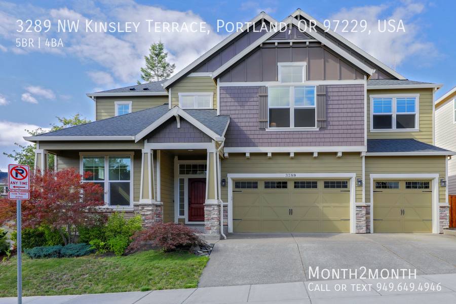 House for rent at 3289 NW Kinsley Terrace, Portland, OR 97229