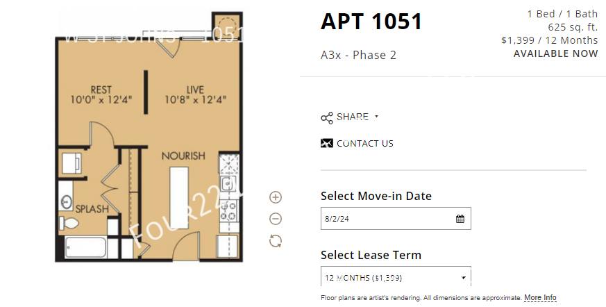 Condo for rent at 810 W St Johns #1051, Austin, TX 78752