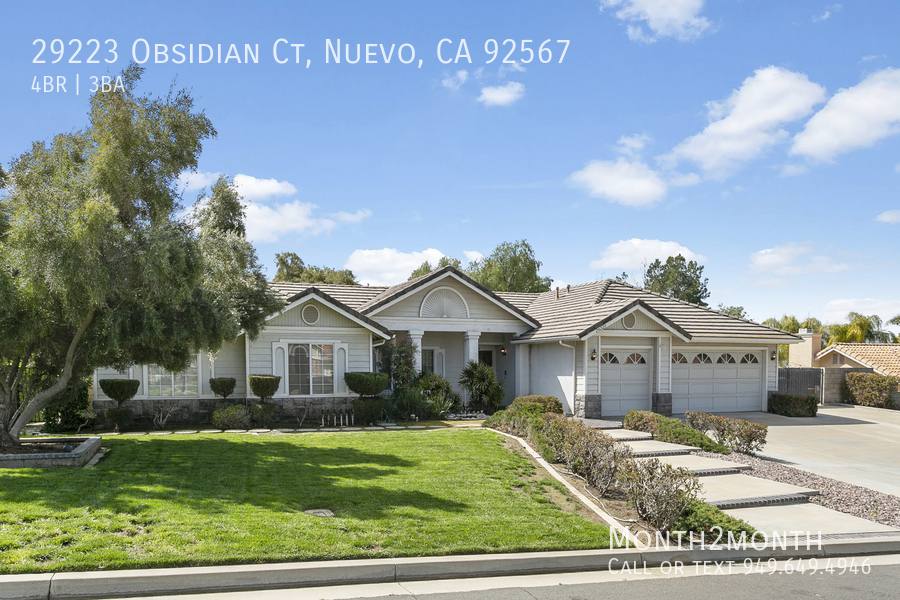 House for rent at 29223 Obsidian Court, Nuevo, CA 92567