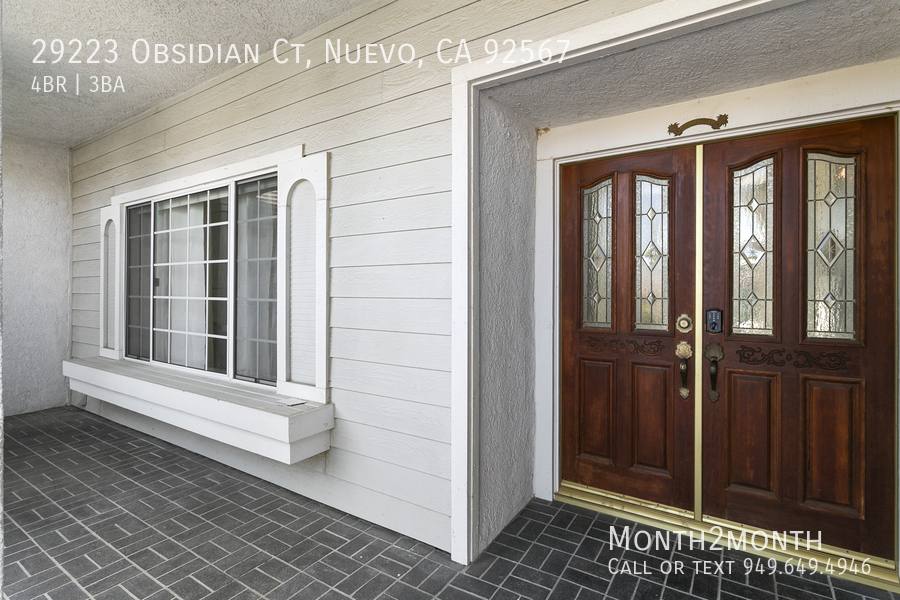 House for rent at 29223 Obsidian Court, Nuevo, CA 92567