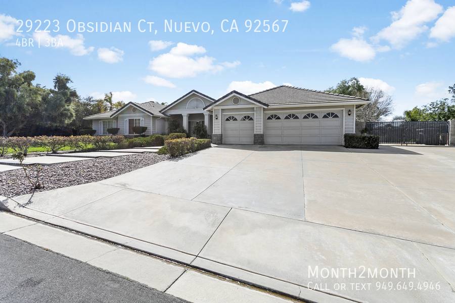 House for rent at 29223 Obsidian Court, Nuevo, CA 92567