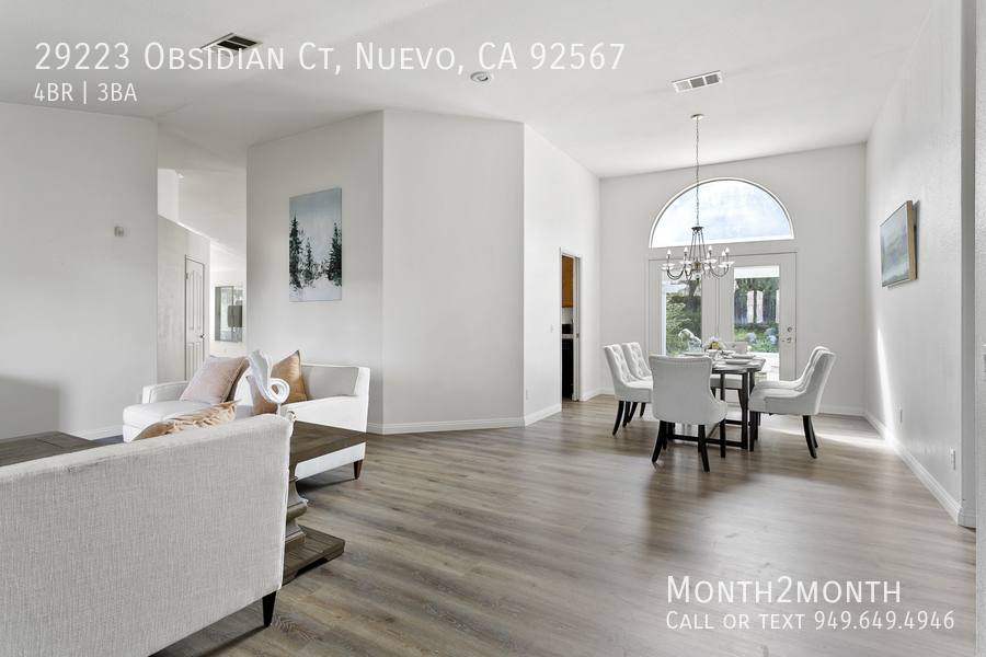 House for rent at 29223 Obsidian Court, Nuevo, CA 92567