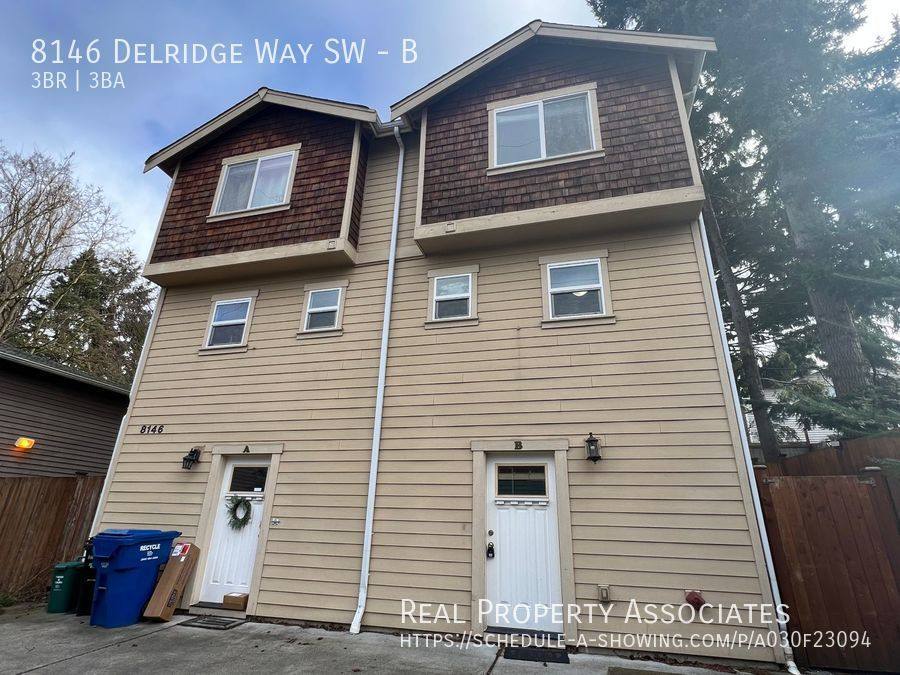 Townhouse for rent at 8146 Delridge Way SW #B, Seattle, WA 98106