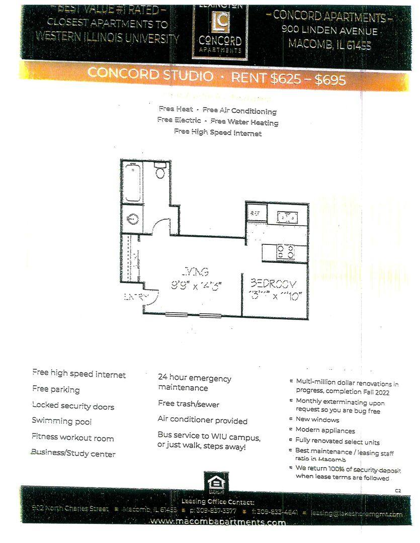 Apartment for rent at 900 Linden Lane, Macomb, IL 61455