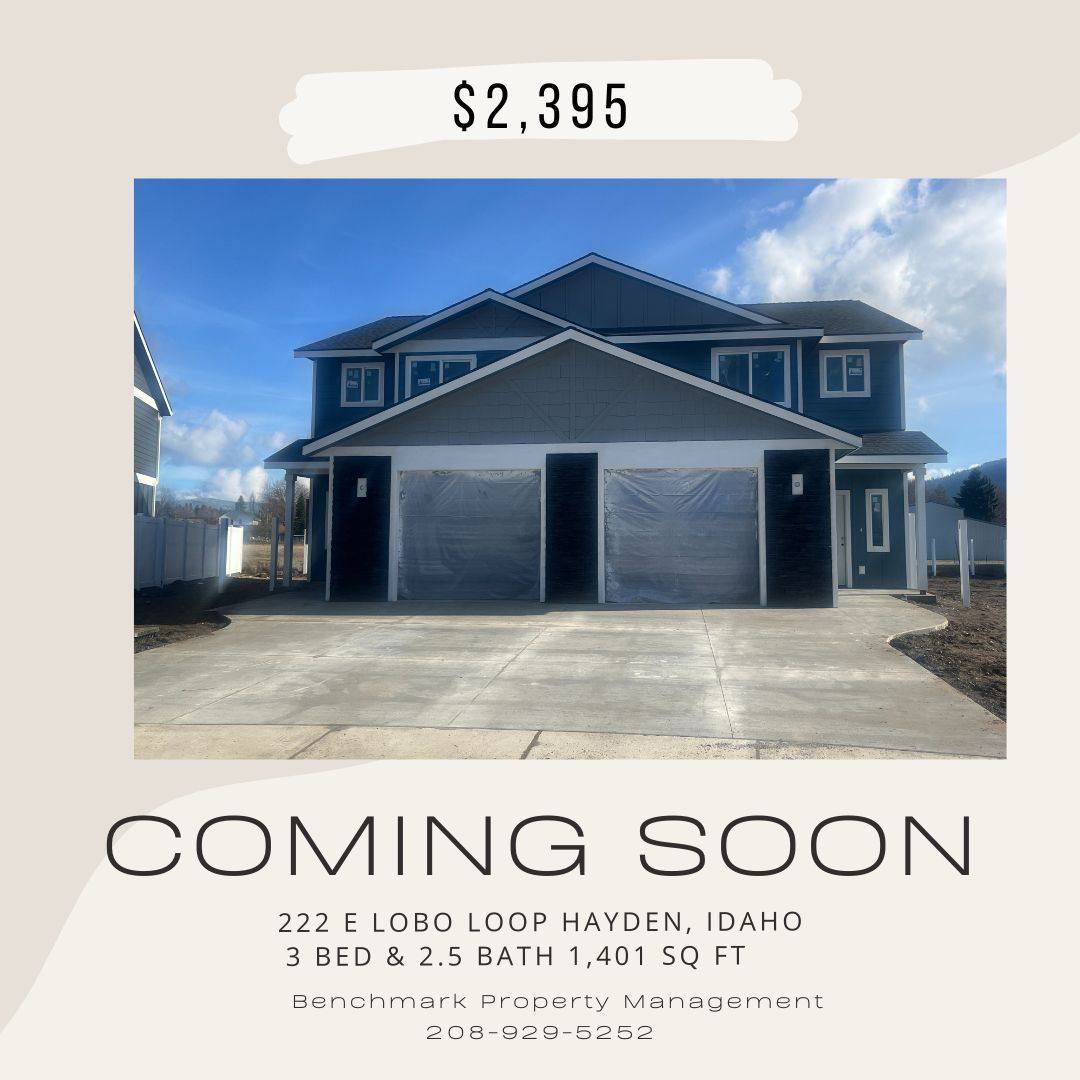Townhouse for rent at 222 E Lobo Loop, Hayden, ID 83835