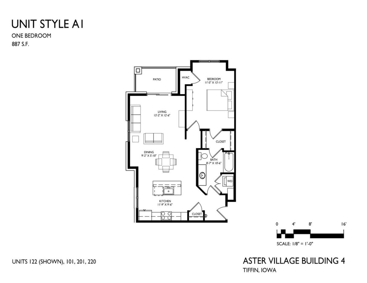Apartment for rent at 1351 Aster Dr, Tiffin, IA 52340