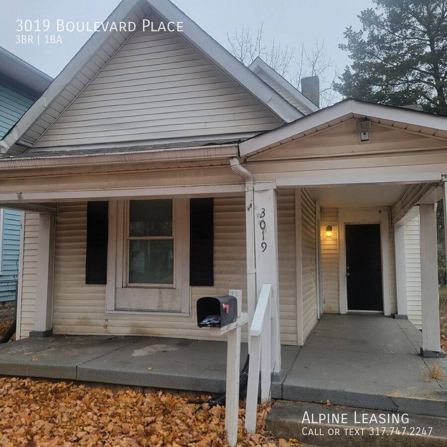House for rent at 3019 Blvd Place, Indianapolis, IN 46208