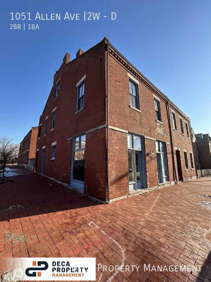 Apartment for rent at 1051 Allen Ave 2W #D, Saint Louis, MO 63104