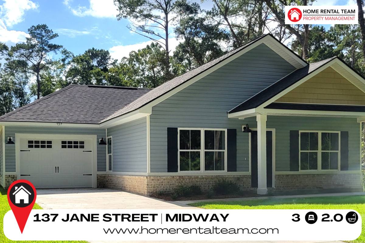 House for rent at 137 Jane St, Midway, GA 31320