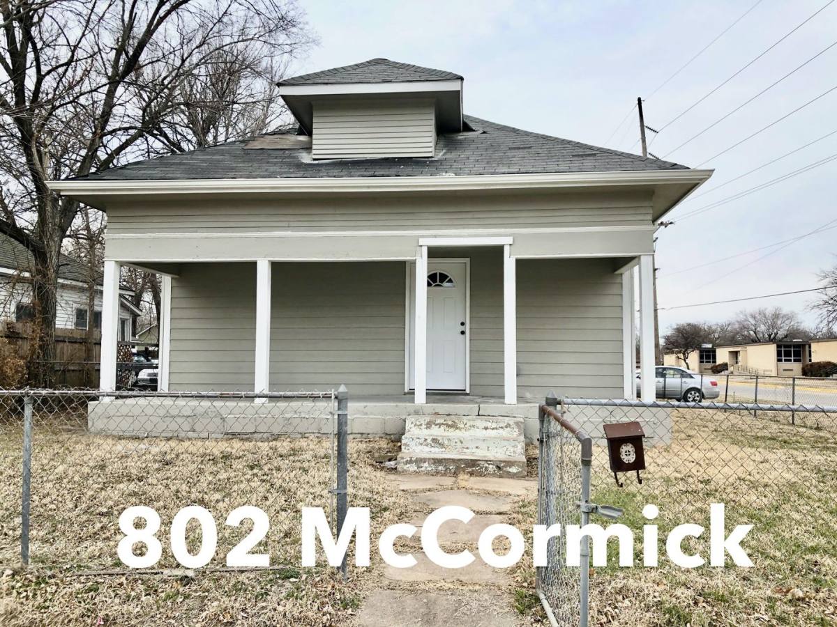 House for rent at 802 W McCormick St, Wichita, KS 67213