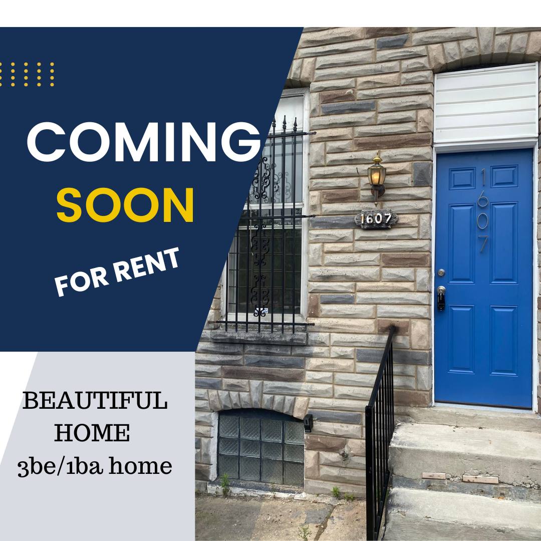 House for rent at 1607 Hakesley Place, Baltimore, MD 21213